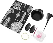 FOMIYES Complete Hair Dyeing Tools Kit 8-piece Set Hair Coloring Brush Dyeing Bowl for Home Use