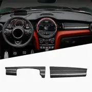 Interior Dashboard Panel Cover Trim Frame For BMW Mini Cooper F55 F56 F57 Carbon (for: Mini)