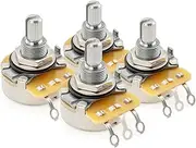 CTS 450 B500K Pots Standard Split Shaft 3/8 Inch 10% Linear Taper Potentiometers for Electric Guitar Bass (Set of 4)