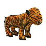 Tuffy Zoo Animal Series Tiger Interactive Play Dog Squeaker Toy - 2 Sizes