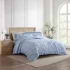 Laura Ashley Quartet Quilt Set - (Cashmere Blue)