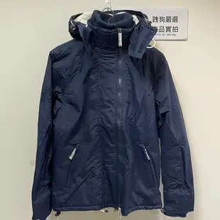 跩狗嚴選 加厚保暖 極度乾燥 Superdry Sherpa 經典款 風衣 外套 深藍白 三排拉鍊 繡字Logo 超低調