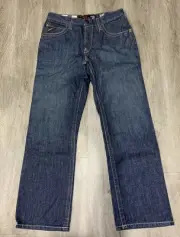 NWT Ariat FR Jeans 31x30 Blue M4 Relaxed Boot Cut Fire Resistant Western