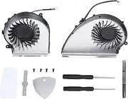 Diyeeni Replacement CPU with GPU Cooling Fan for MSI GE72VR GP72VR GL72VR MS 179B PAAD06015SL Laptop, 4 Pin CPU GPU Cooler Fan with Repair Tool Kit