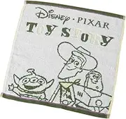 Uchino Disney Playful Friends Guest Towel, Approx. 13.4 x 13.8 inches (34 x 35 cm), Blue, Toy Story 4106G913 B