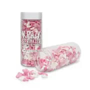 Pink Baby Feet Shaped Sprinkles | Krazy Sprinkles by Bakell®