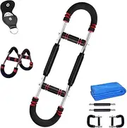 Adjustable Twister Arm Trainer Pro, Heavy-Duty Steel Arm Blaster 40-100lb for Shoulder/Chest/Triceps, Portable Power Twist Arm Trainer with Anti-Slip Grip