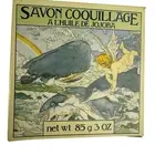 1978 Crabtree & Evelyn Seashell Shaped Soap Bar with Jojoba Oil 3 oz Sea Shell