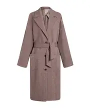 Etro Belted Drop Shoulder Coat IT40,IT42 Brown