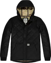 Vintage Industries Byron, textile jacket waterproof , color: Black , size: XL