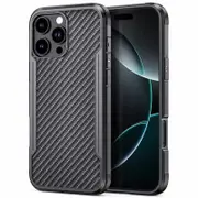 Tough On iPhone 16 Pro Max Case Iron Shield with MagSafe Carbon Fiber