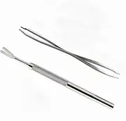 Sosoport 2pcs Set Remover Tweezer Kit Tweezers and Remover Kit