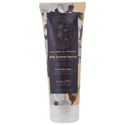 Tweak'd By Nature Wild Summer Apricot FACE & BODY Cream, 3 Fl Oz