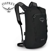 【Osprey 美國】Daylite Cinch 15L 休閒背包 黑色 | 郊山健行 運動背包 旅行背包 日常背包