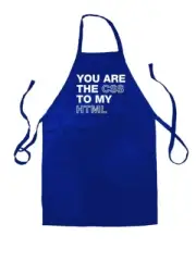 You Are The CSS To My HTML - Unisex Kids Apron - Funny Computer Love Internet