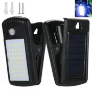 Clip-on Solar Lights Cool White With Motion Sensor Solar Powered Lantern Fence