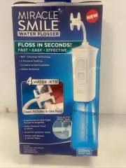 Miracle Smile Water Flosser Deluxe Pro - Portable Dental Rechargeable - NEW