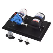 RV Fresh Water Pump 3GPM 55PSI with Pressure Switch Pressure Tank for Boat M5F3