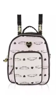 Betsey Johnson Mini Convertible Backpack Crossbody Bag Purse Handbag BB17130