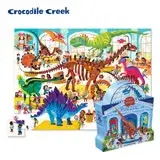 在飛比找遠傳friDay購物優惠-【美國Crocodile Creek】博物館造型盒學習拼圖4