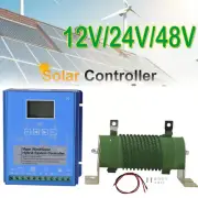 MPPT Wind & Solar Boost Charge Controller Hybrid For 12V 24V 48V 2000W Power Kit