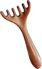 Six-Claw Meridian Massage Comb, Natural Wooden Gua Sha Tool, Wooden Gua Sha Scraping Massage Too, Manual Scalp Massager, Whole Body Relaxation Combs, For Scalp, Face, Neck & Shoulder Relaxation (1 PCS)