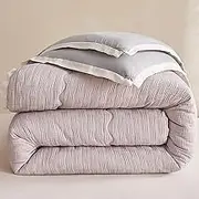 Luxurious Extra Warm Quilt, Thick Fluffy and Cozy Soybean Fiber Duvet Quilt, Soft Lightweight Breathable Microfiber Waffle Weave Comforter, for Bedding All Season (B 180x220cm(3kg))