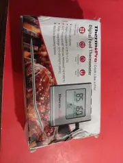 ThermPro Digital Food Thermometer TP 16 NIB SALVAGE PACKAGING FREE SHIPPING B52