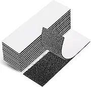 EOTW 12pc Hook and Loop Strip Tape, 1" x 4" Self Adhesive Sticky Back Double Sided Tape Heavy Duty Strong Reusable Wall Fastener Tape