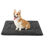Dog Bed Mat Soft Washable Dog Crate Pad Non-Slip Bottom High Resilience
