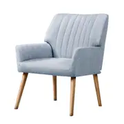 Sebastian Accent Armchair - Grey