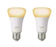 Philips Hue E27 Smart LED Globes A60 Bulb - 2 Pack