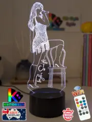 TAYLOR SWIFT ERA MUSIC TOUR Personalised 3D LED Night Light Colour Change Lamp