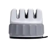 Sharpen Stone Sharpening Tool Grindstone Trible Wheel Whetstone Sharpeners - White