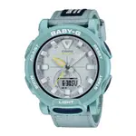 【CASIO】BABY-G 淡藍綠色雙顯女錶 帆布尼龍錶帶 BGA-310C-3A 台灣卡西歐公司貨 保固一年