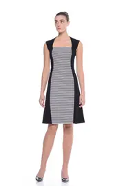 Olivia Cap Sleeve Dress--SAC-D3002
