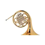 Funion 4 Key Single French Horn Kit Bb Key Brass Body Gold Lacquer Bell 12.32”