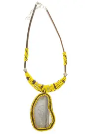 Agate Stone Necklace--ZOD-ZM37377