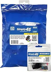 Simply45 S45-3500B-25 Cat5e UTP 180 Degree Keystone Jack, Unshielded