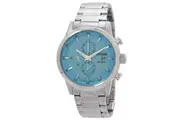 Citizen Chronograph Stainless Steel Blue Dial Eco-Drive CA0748-80L 100M Men's Watch