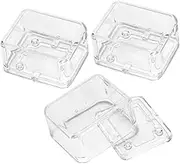 3pcs Hand Crank Musical Box Kit with Plastic Case for DIY Assembly Vintage Music Box Repair Parts for Christmas Decorations and Display