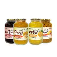 在飛比找ihergo愛合購優惠-限時!【柚和美】韓國傳統蜂蜜水果茶1kg(柚子茶/檸檬茶/紅
