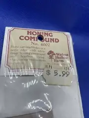 walnut hollow farm honing compound sharpening Leather Strop