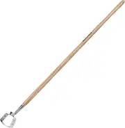 Berry&Bird Garden Weeding Hoe, 160cm63in Stainless Steel Hula Hoe for Weeding, Action Stirrup Hoe, Ring Hoe for Gardening,Hand Weeding Tool with Long Wooden Handle, Heavy Duty Push-Pull Dutch Hoe