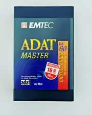 ADAT Digital Studio Audio Cassette Tapes 60 Minutes / 5 PACK -EMTEC / DA60 - NEW