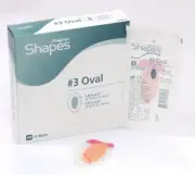 Ferris Shapes Oval Film Island Wound Dressing, Sterile, Foam, 2.0' X 3.0' Adh...