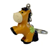 3D Key Ring - Polyresin Good Luck Horse Key Chain