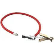 Air Tire Pressure Filler Pump Inflator Bicycle Gauge Metal Compressor Hose Bike