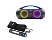 Kings Bluetooth Boom Box 2x20W speakers+ Plus Lithium Rechargeable Torch