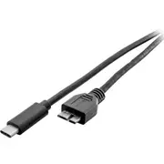 PRO2 LC7815 USB-C To Micro B Lead - 1M Type C Plug To Micro USB B Plu Colour: Black USB-C TO MICRO